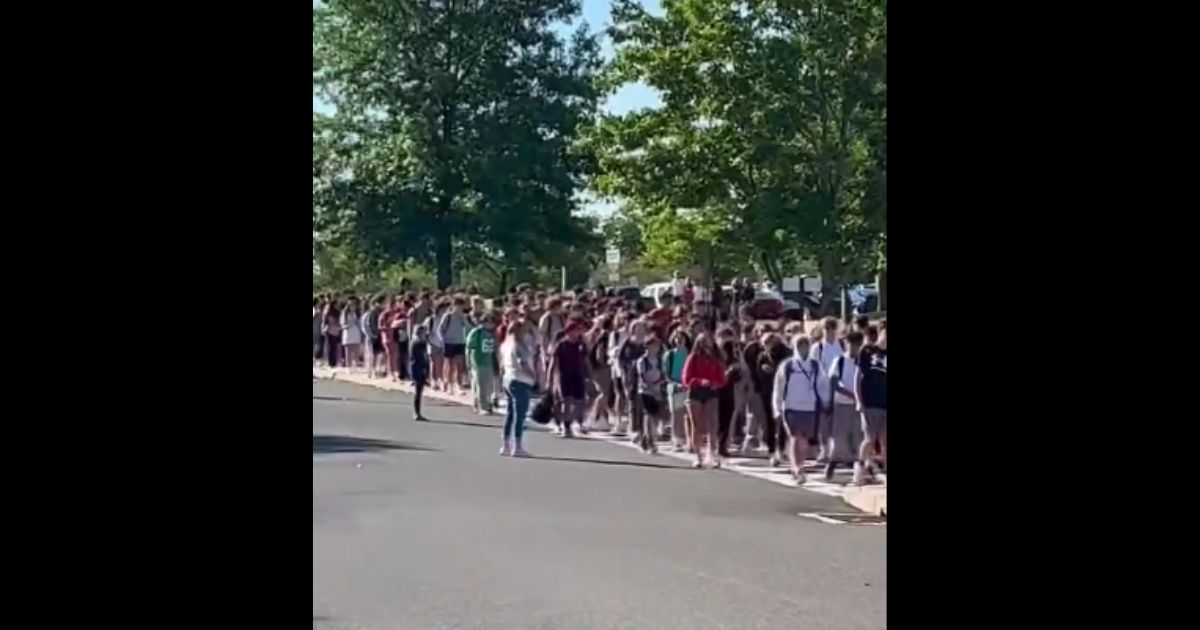 Students at Perkiomen Valley School District in Pennslvania staged a walkout on Friday in protest of letting males use the female restrooms.