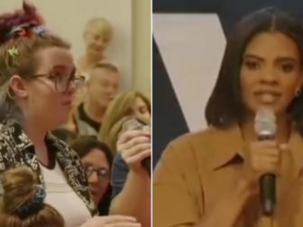 Candace Owens didn't mollycoddle the audience member.