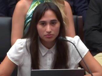 Detransitioner Chloe Cole speaks before a House subcommittee on July 27. Recently, more people are speaking out about transgender procedures being performed on children, and ticket giant Eventbrite cancelled one event focused on this issue.