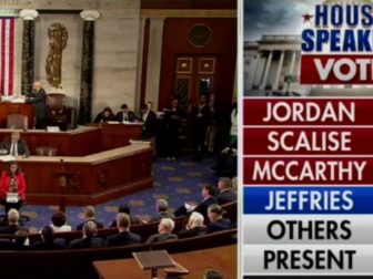 During Tuesday's live broadcast of the vote for speaker of the House, Fox News host Brian Kilmeade was caught in a hot mic moment calling the first Republican to vote against Rep. Jim Jordan a "dumba**."