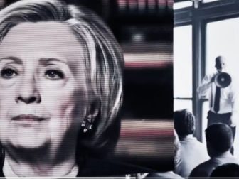 A new campaign ad from former President Donald Trump depicts Hillary Clinton as a tyrannical figure intent on brainwashing the American people into voting for President Joe Biden in the 2024 election.