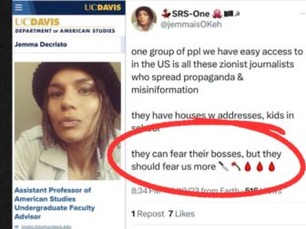 The professor's social media posts drew a lot of attention.