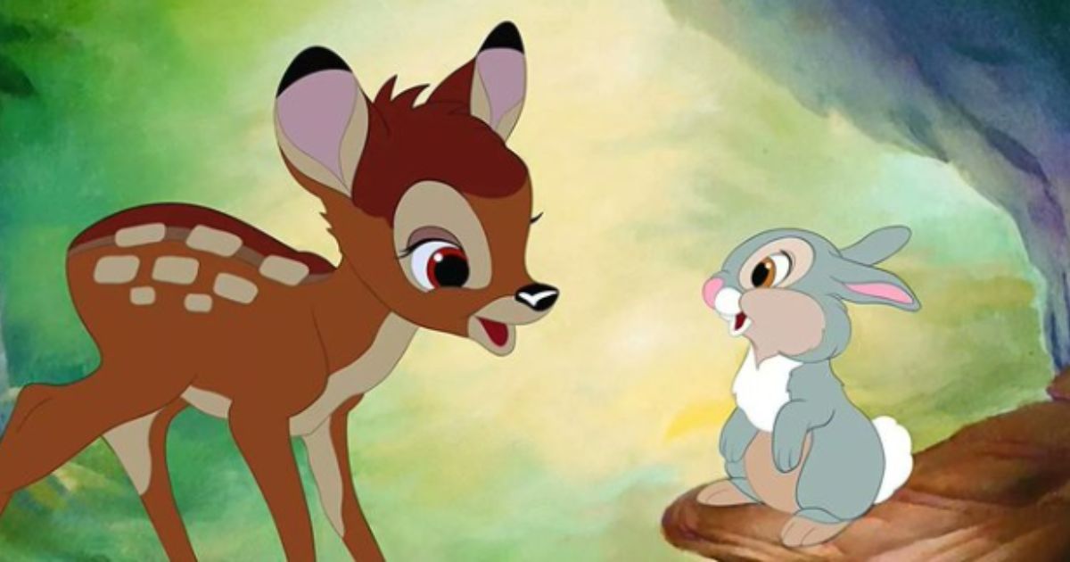 The above is a still from the film "Bambi."