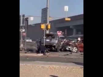 There was a car crash near the Ysleta port of entry in El Paso, Texas.