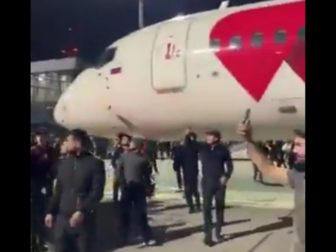 Hundreds stormed an airport in Makhachkala, Russia, seeking passengers from a flight arriving from Tel Aviv, Israel.