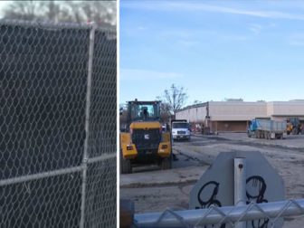 Construction has begun on an illegal migrant tent shelter in Chicago.