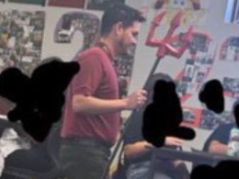 Mesa High School geometry teacher Jesse Ruiz in Mesa, Arizona, arrived at school last week dressed as the devil and reportedly waved a pitchfork over students' heads while saying, "hail Satan."