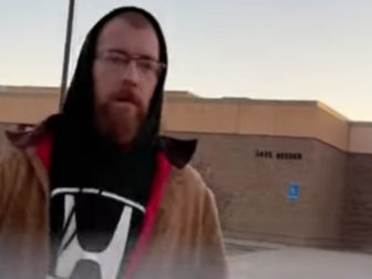 On Monday, a father in Amarillo, Texas, approached a pastor dressed as the Grinch outside of Sleep Hollow Elementary School, who was carrying a sign that read "Santa Is Fake Jesus Is Real." The father attempted to get the pastor to leave.