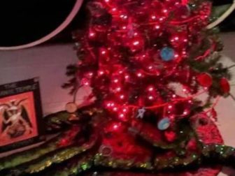 Two entries in the Wisconsin Christmas Tree Festival have sparked outrage, including this entry from the Satanic Temple of Wisconsin, which has ornaments saying "Hail Santa" and pentagrams.