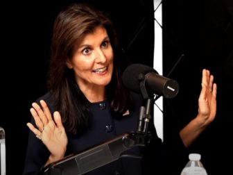 GOP presidential candidate Nikki Haley appears on the "Ruthless Podcast" on Tuesday.