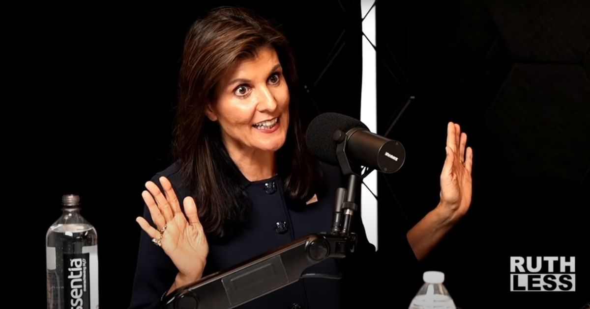 GOP presidential candidate Nikki Haley appears on the "Ruthless Podcast" on Tuesday.