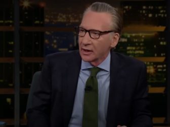 Host Bill Maher is seen on his HBO Max show on Friday.