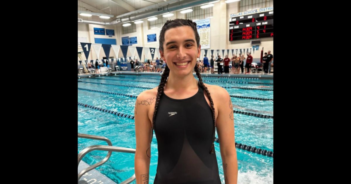 Meghan Cortez-Fields is a transgender swimmer who was born male.