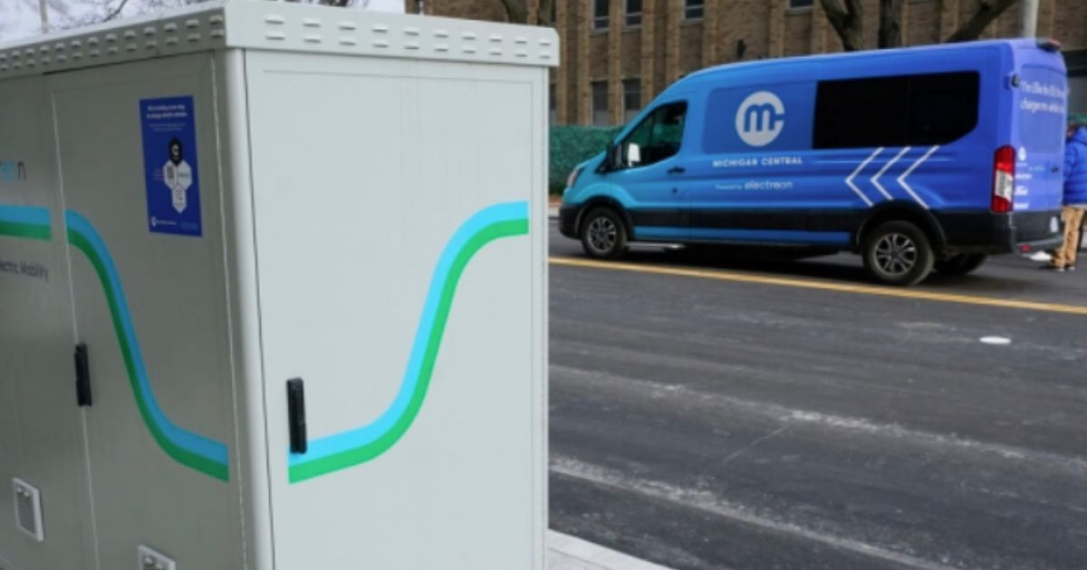 Detroit, Michigan, has become the first city in America to install a road that charges electric vehicles as they drive, idle, or park on it.