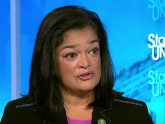 Democratic Rep. Pramila Jayapal appeared on CNN's "State of the Union" on Sunday.