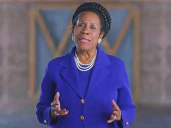 Democratic Rep. Sheila Jackson Lee appears in a campaign ad for her run for mayor of Houston.