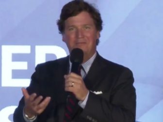 While giving the keynote speech at the Invest Wealth Summit in Tampa, Florida, over the weekend, Tucker Carlson explained how he remains positive in the face of criticism.