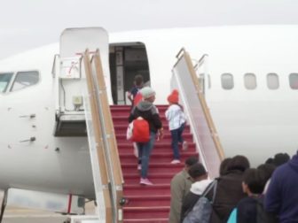 Texas Gov. Greg Abbott flew over 120 migrants to Chicago on Tuesday.