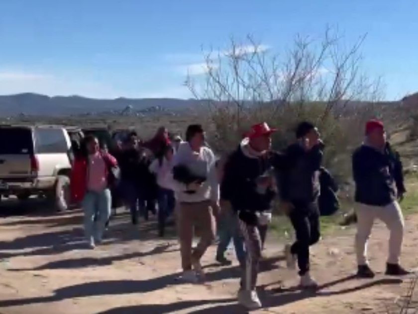 On Monday, two SUVs drove up to a gap in the border wall near Jacumba, California, and dropped off a large group of illegal immigrants from China, Turkey, and India.