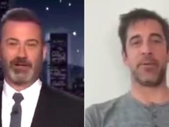 The Jimmy Kimmel - Aaron Rodgers feud over the Epstein list dates back at least to March 2023.