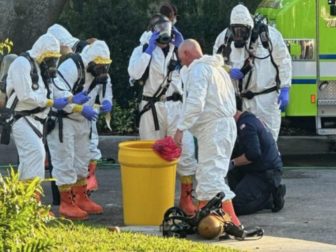 A hazmat team was called to the home of Donald Trump Jr. in Jupiter, Florida, on Monday, after he opened a letter containing an "unidentified white powder."