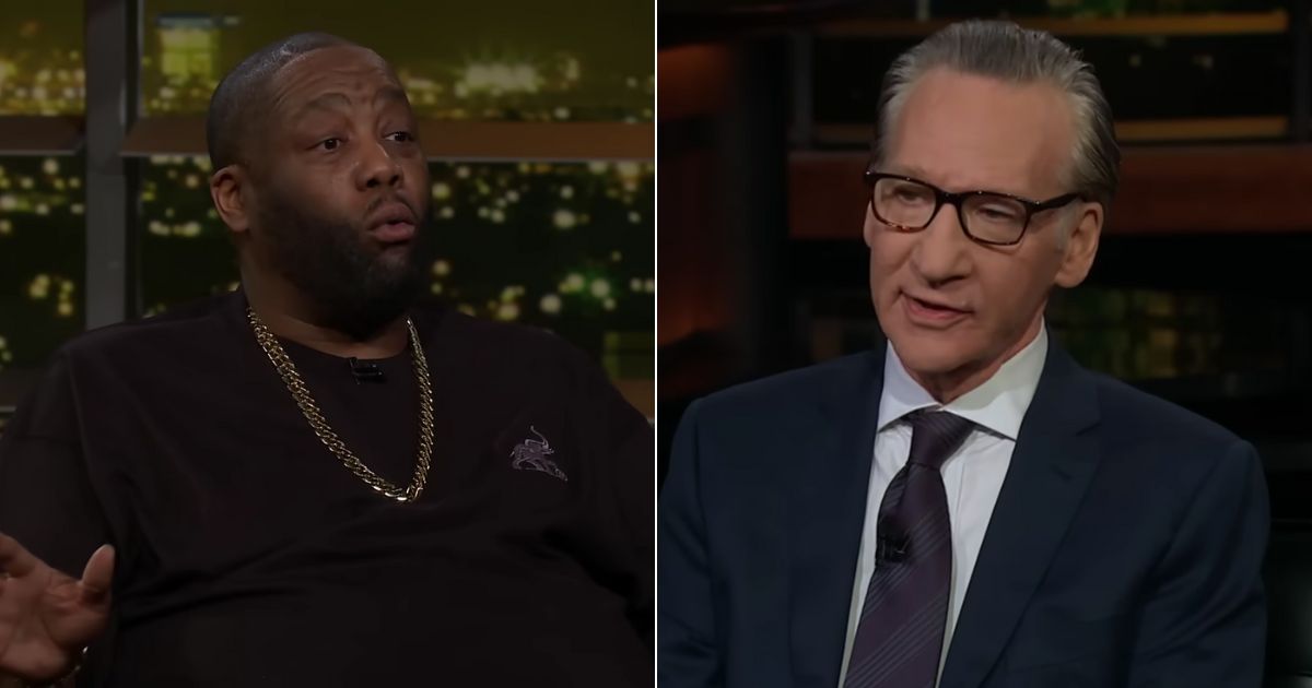 In an interview clip posted to X on Friday, Bill Maher, right, attempted to get rapper "Killer Mike," left, to endorse President Joe Biden over former President Donald Trump, but it didn't quite go as he planned.