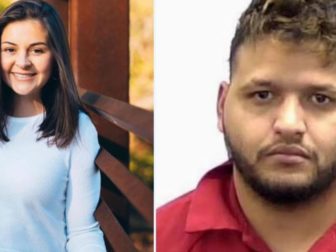 Laken Riley, left, 22, a nursing student in Georgia, was found beaten to death Thursday. The suspect in her death, Jose Antonio Ibarra, from Venezuela, was reported to be in the U.S. illegally.