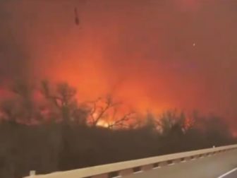Wildfires are raging in the Texas panhandle, covering over 500,000 acres.