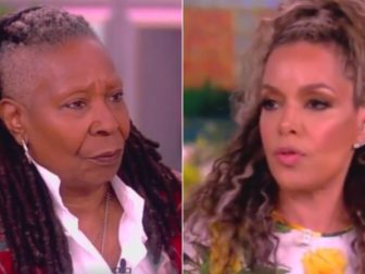 On Wednesday's episode of "The View," the co-hosts discussed the Democratic primary in Michigan. Whoopi Goldberg, left, argued that the votes for "uncommitted" were a waste while Sunny Hostin, right, believed it was a great act to demonstrate what voters care about.