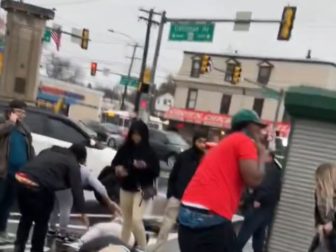 The aftermath of a shooting at a bus stop in Philadelphia was shared on social media.