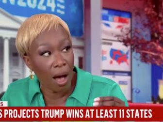 MSNBC's Joy Reid was visibly stunned when she saw the Super Tuesday results rolling in.