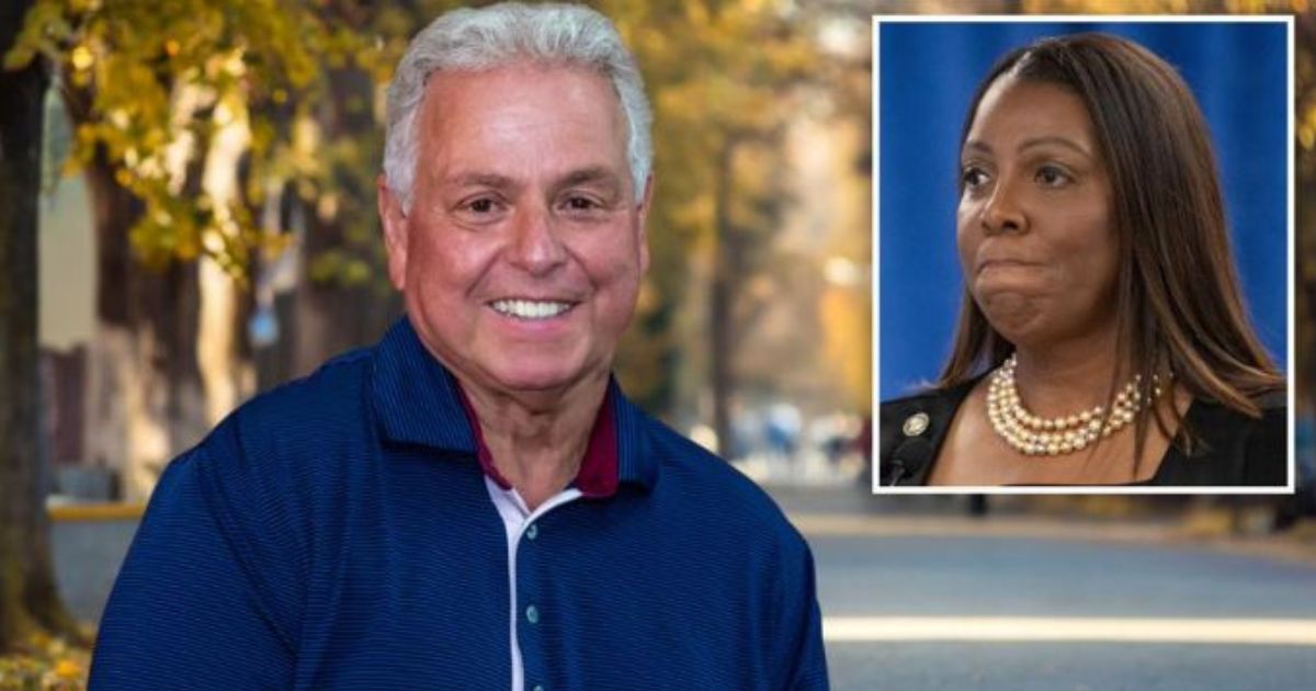 Private security executive and New York Senate candidate Mike Sapraicone, left, and New York Attorney General Letitia James.