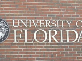 A sign outside the University of Florida.