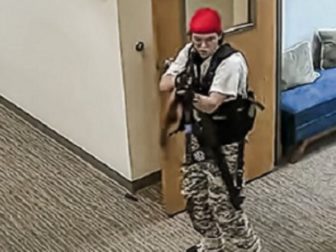 Nashville school shooter Audrey Hale pictured in surveillance video from March 27, 2023.