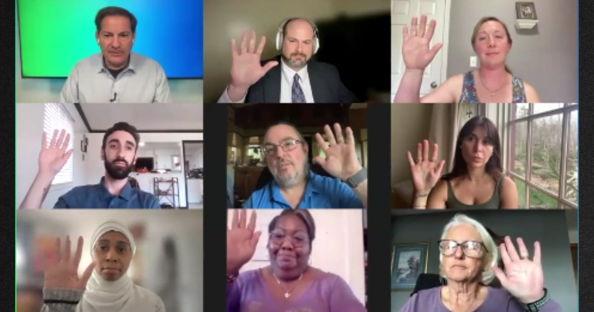 Mark Halperin, top left, moderated the focus group of "The Undecideds," which looks at how presidential campaign issues are viewed by voters in seven key battleground states.