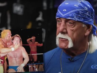 Hulk Hogan talked on "The 700 Club" about a surprising text he received from his former rival "Rowdy" Roddy Piper -- two days after Piper's death.