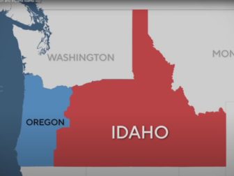The proposed change would re-draw state lines to bring 14 Oregon counties into Idaho.
