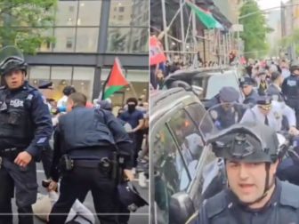 While hundreds of pro-Palestinian protesters from Hunter College descended on the Met Gala in New York City on Monday, the NYPD made numerous arrests while keeping the protesters from the event.