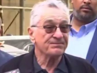 On Tuesday, Robert De Niro joined the Biden campaign team to give an anti-Trump speech outside the Manhattan courthouse where Trump's trial was concluding.